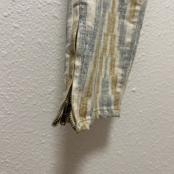 Free People Ivory Ikat Pants Womens Size 29 - Picture 3 of 6